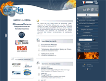 Tablet Screenshot of coria.fr